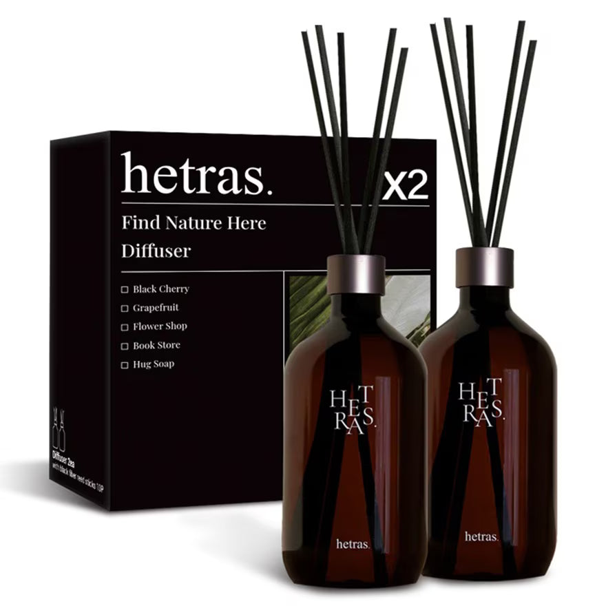 Hetras Premium Diffuser 500mlx2 [Book Store] 500ml
