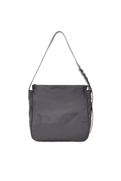 Matin Kim Embossed Logo Fabric Shoulder Bag - Charcoal