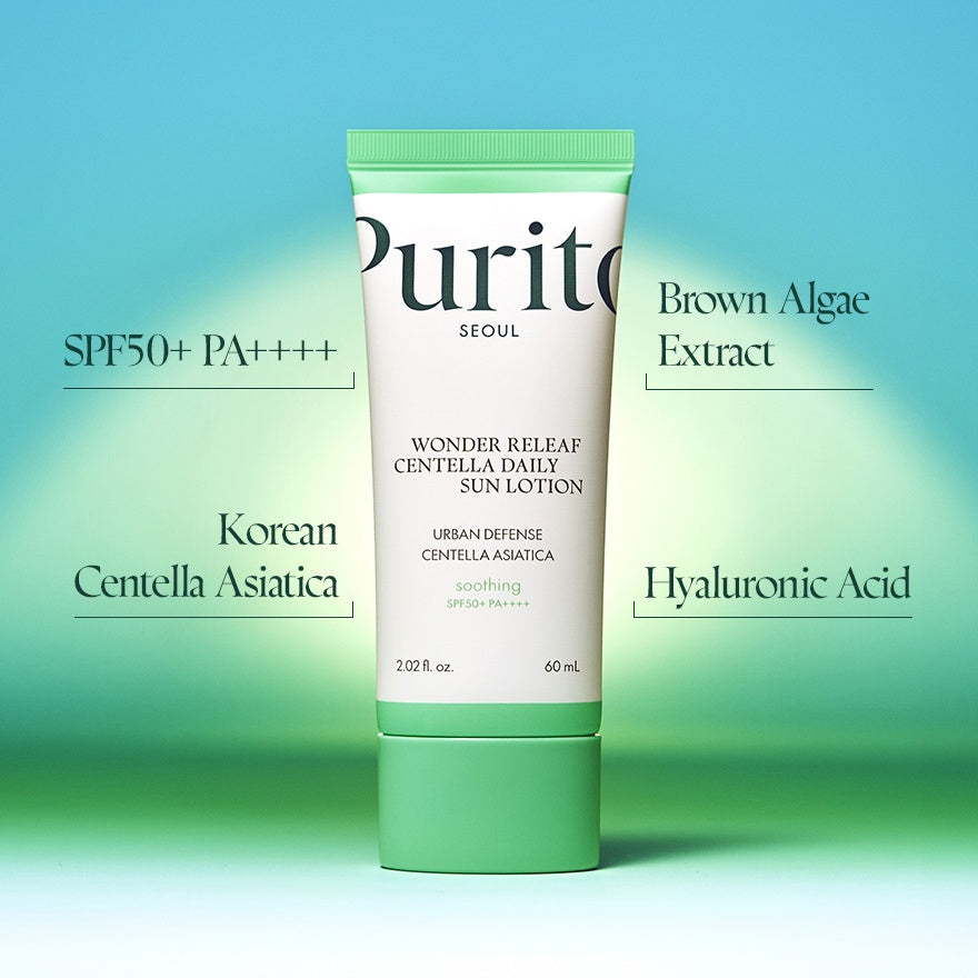 Purito Wonder Releaf Centella Daily Sun Lotion SPF50+ PA++++ 60ml — image 3