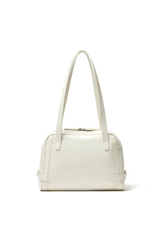 Matin Kim Biker Detail Square Shoulder Bag - Ivory