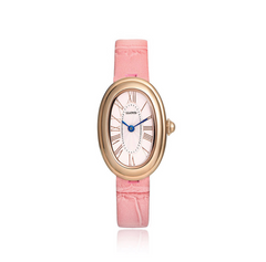 LLOYD 15957605 image 2: 【Pre-Order】Lloyd Awesome Oval Watch – Blossom Pink/Black/Brown/Red