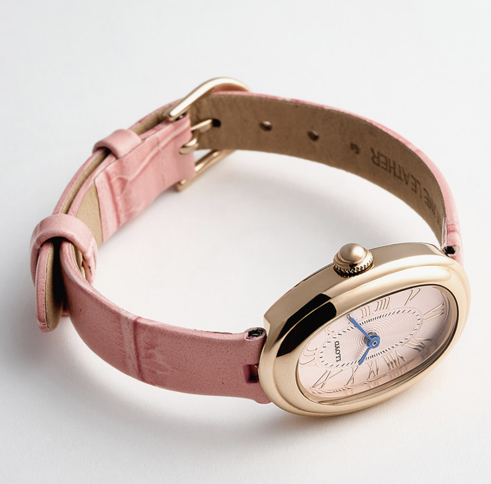 LLOYD 15957605 image 3: 【Pre-Order】Lloyd Awesome Oval Watch – Blossom Pink/Black/Brown/Red