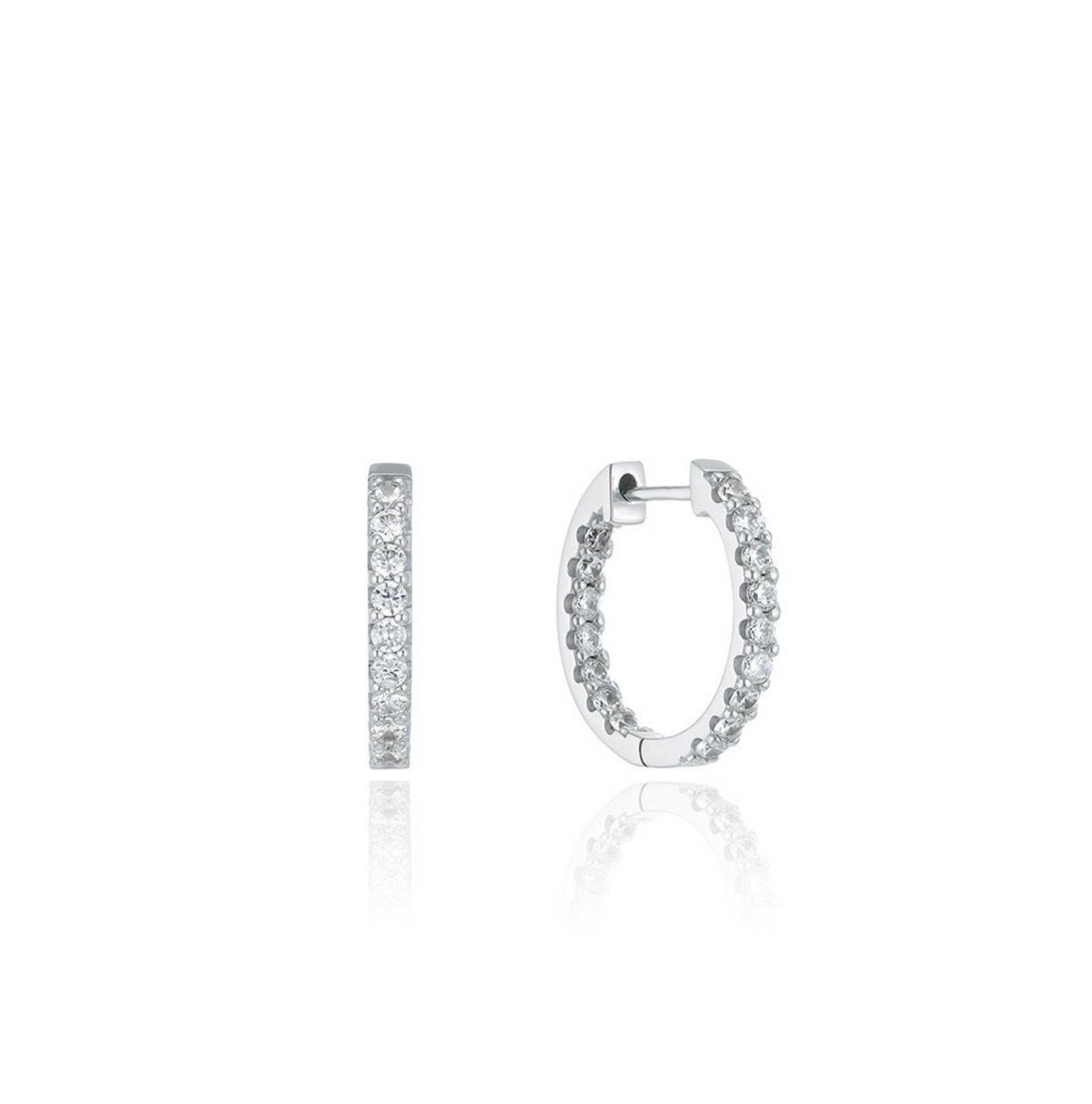 LLOYD 16386512 image 3: 【Pre-Order】LLOYD S925 White Timeless Tennis Earrings