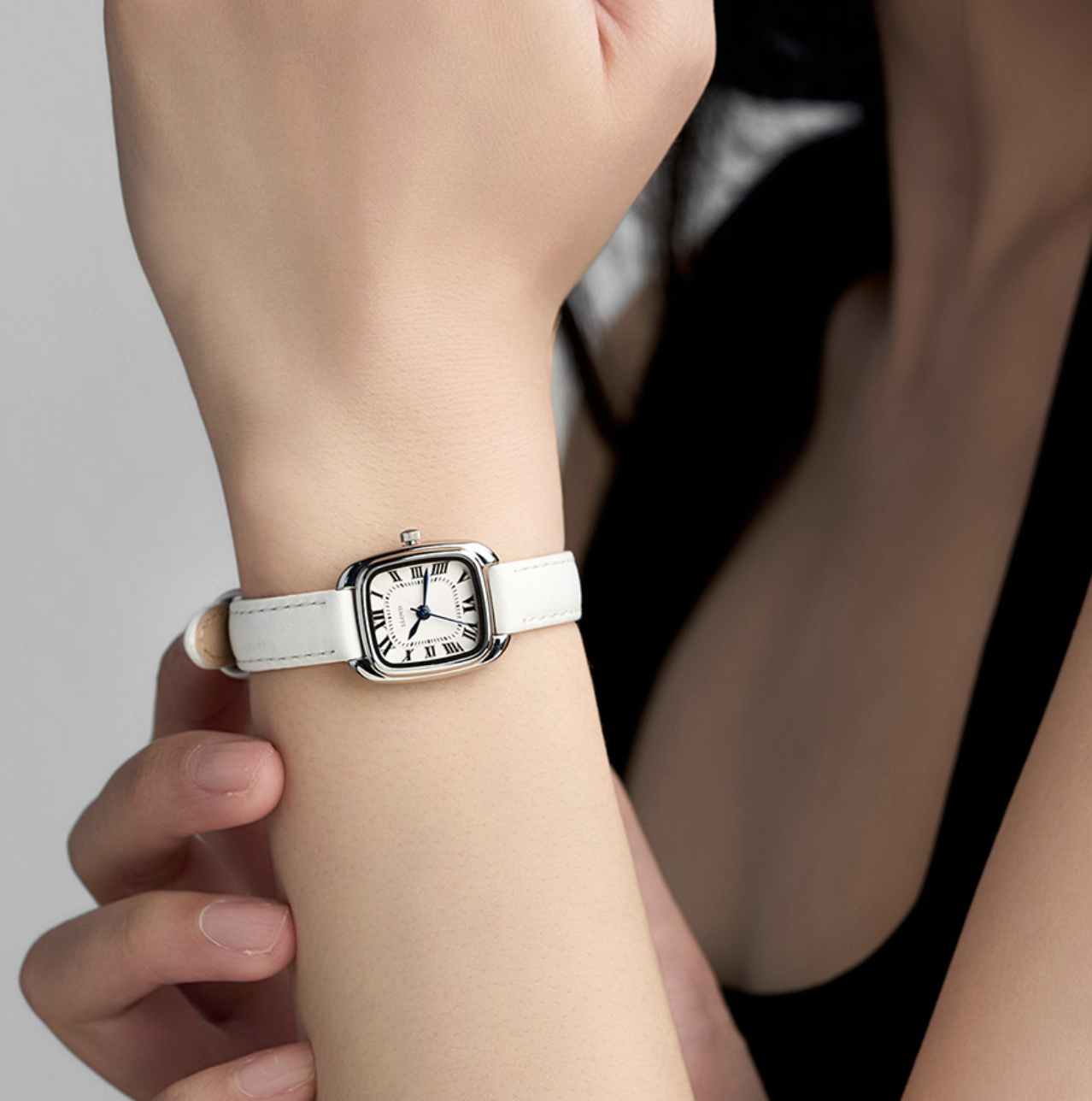 LLOYD 16441077 image 1: 【Pre-Order】LLOYD Awesome Women's Leather Watch - White/Brown/Black