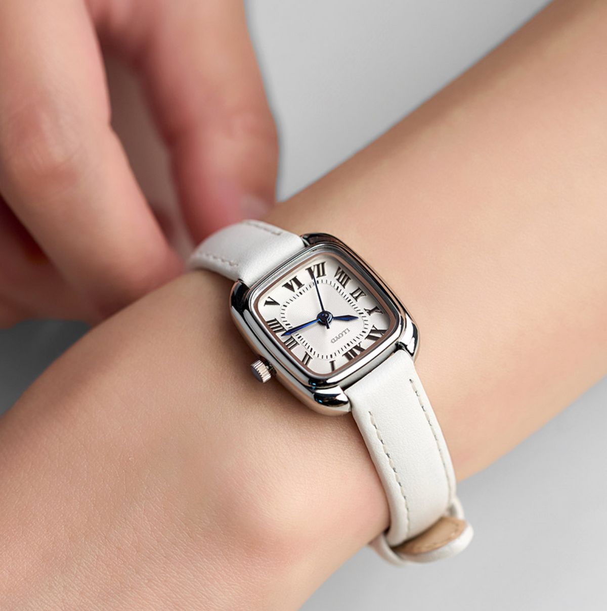 LLOYD 16441077 image 2: 【Pre-Order】LLOYD Awesome Women's Leather Watch - White/Brown/Black