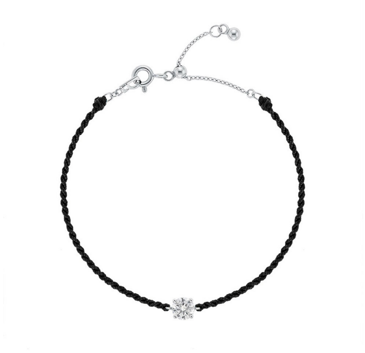 LLOYD 16719842 image 6: 【Pre-Order】LLOYD Silver 925 Essential 0.5ct Moisanite Bracelet - Midnight Black/Liberria Red/Santorini Blue