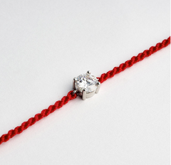 LLOYD 16719842 image 8: 【Pre-Order】LLOYD Silver 925 Essential 0.5ct Moisanite Bracelet - Midnight Black/Liberria Red/Santorini Blue