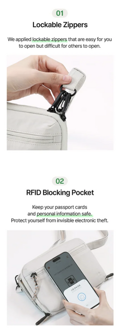 BRANDEN Safe Plus Wallet Bag