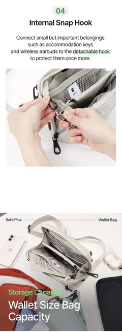 BRANDEN Safe Plus Wallet Bag