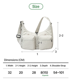 BRANDEN Safe Plus Cross Bag