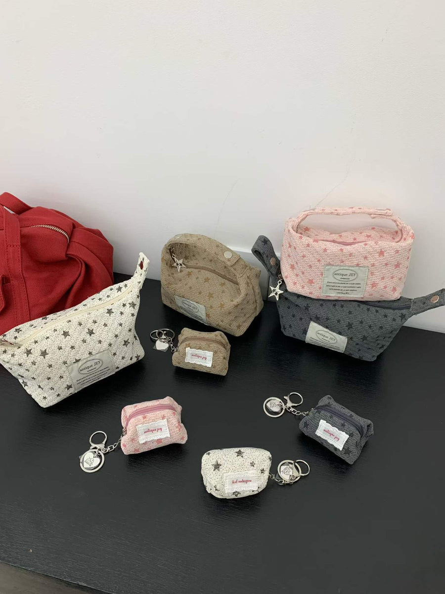 ANTIQUEJEY Little Star Makeup Bag