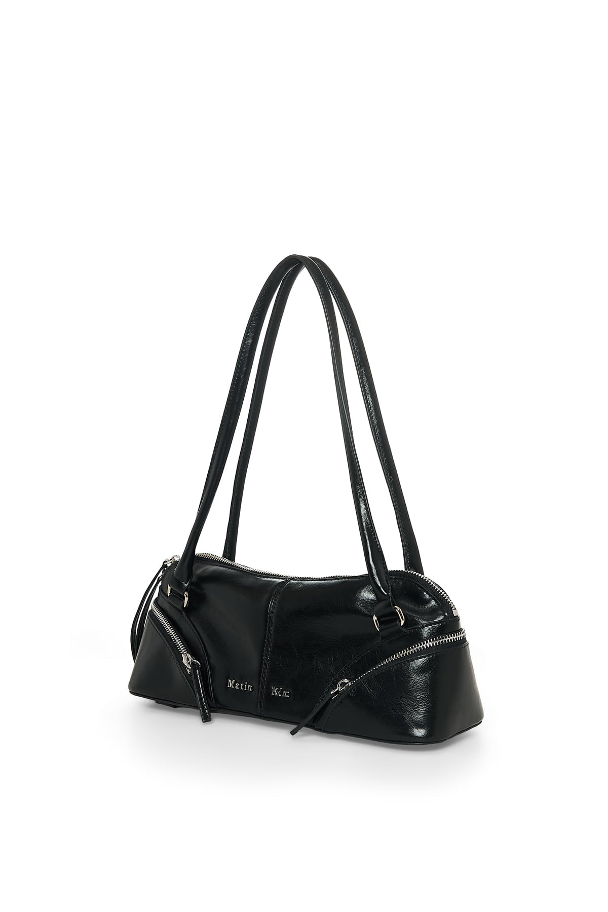 Matin Kim Curve Zip Baguette Bag - Black