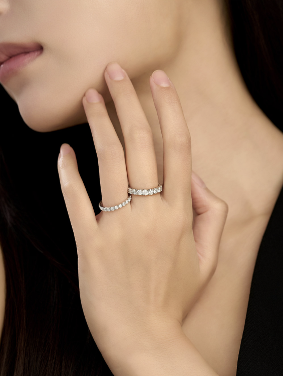 LLOYD Moissanite Tennis Ring 925 Silver