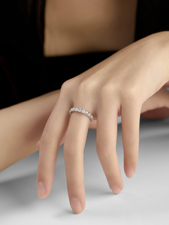 LLOYD Moissanite Tennis Ring 925 Silver