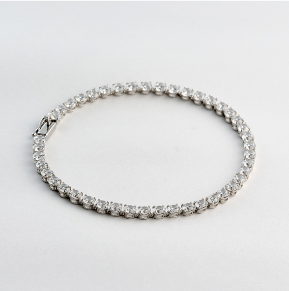 LLOYD Bright 3mm Tennis Bracelet 925 Silver