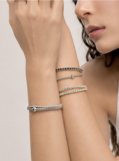 LLOYD Bright 3mm Tennis Bracelet 925 Silver