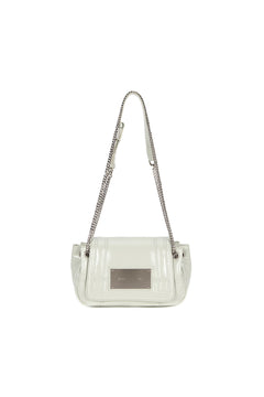 Matin Kim Glossy Quilting Small Chain Bag - Light Grey