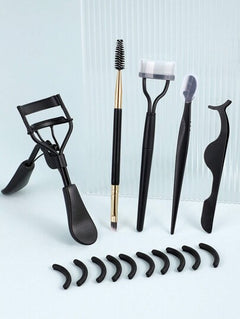Daiso Korea Eyelash Curler + Eyebrow Razor Set — imej 2
