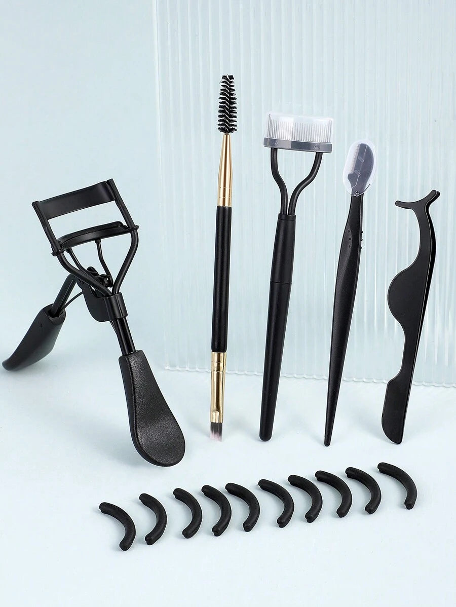 Daiso Korea Eyelash Curler + Eyebrow Razor Set