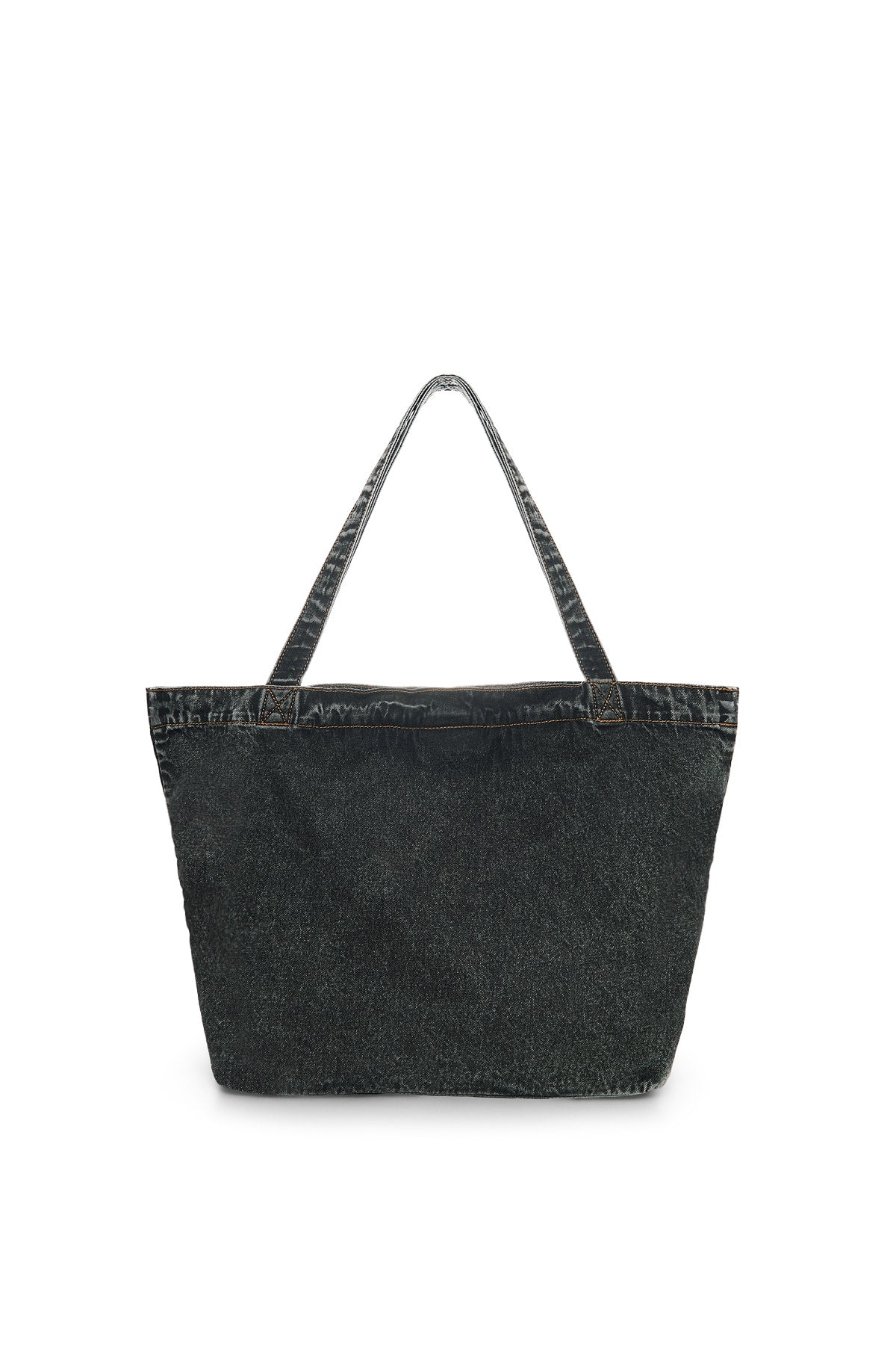 Matin Kim Matin Stitch Denim Shoulder Bag - Black