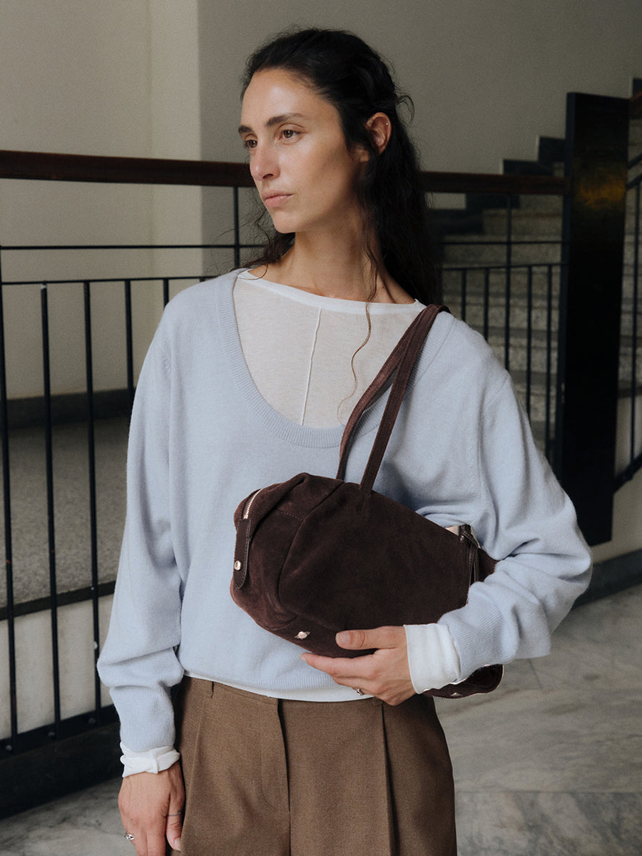 JOY GRYSON Elva Shoulder Bag Suede - LW6AB7290-LV