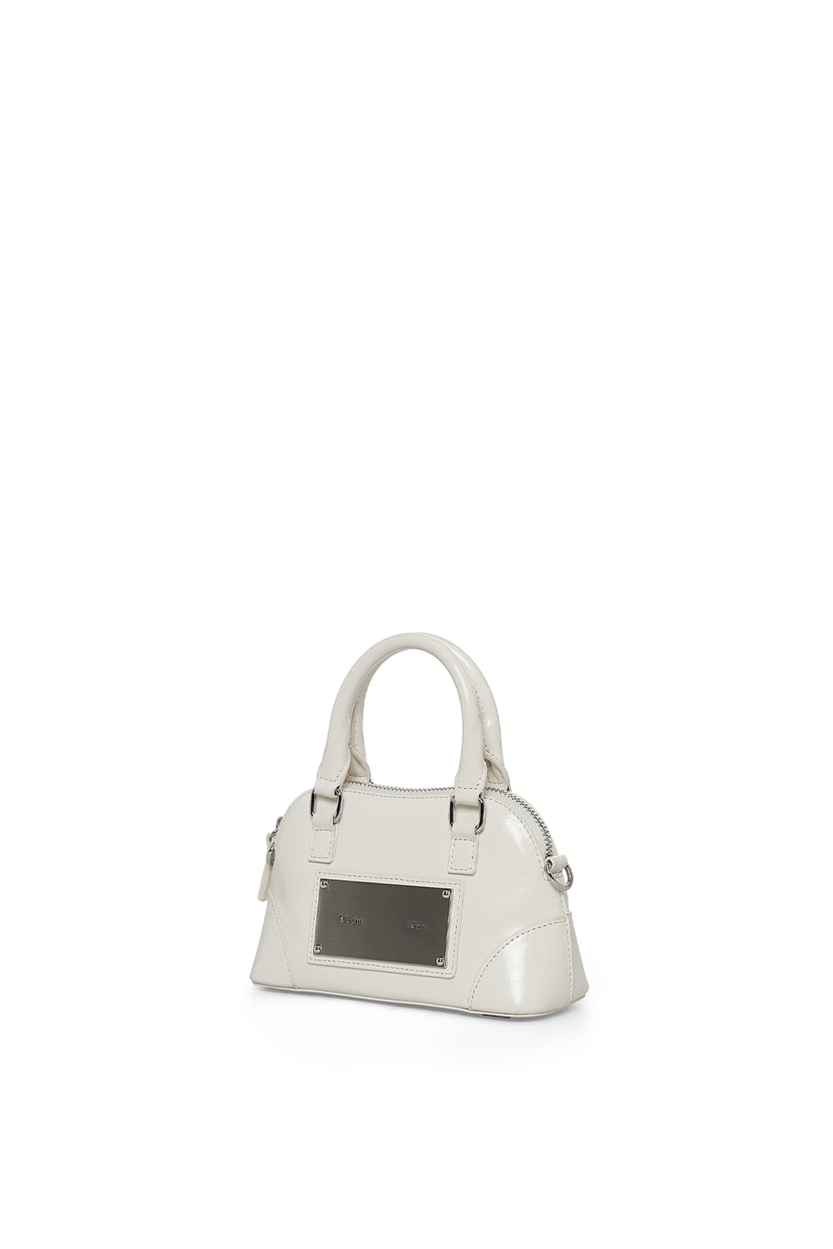 Matin Kim Curve Zip Mini Bag - Light Grey