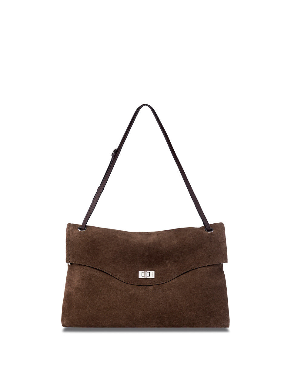 JOY GRYSON Lune Shoulder Bag Large Suede - LW6AB6760-N3