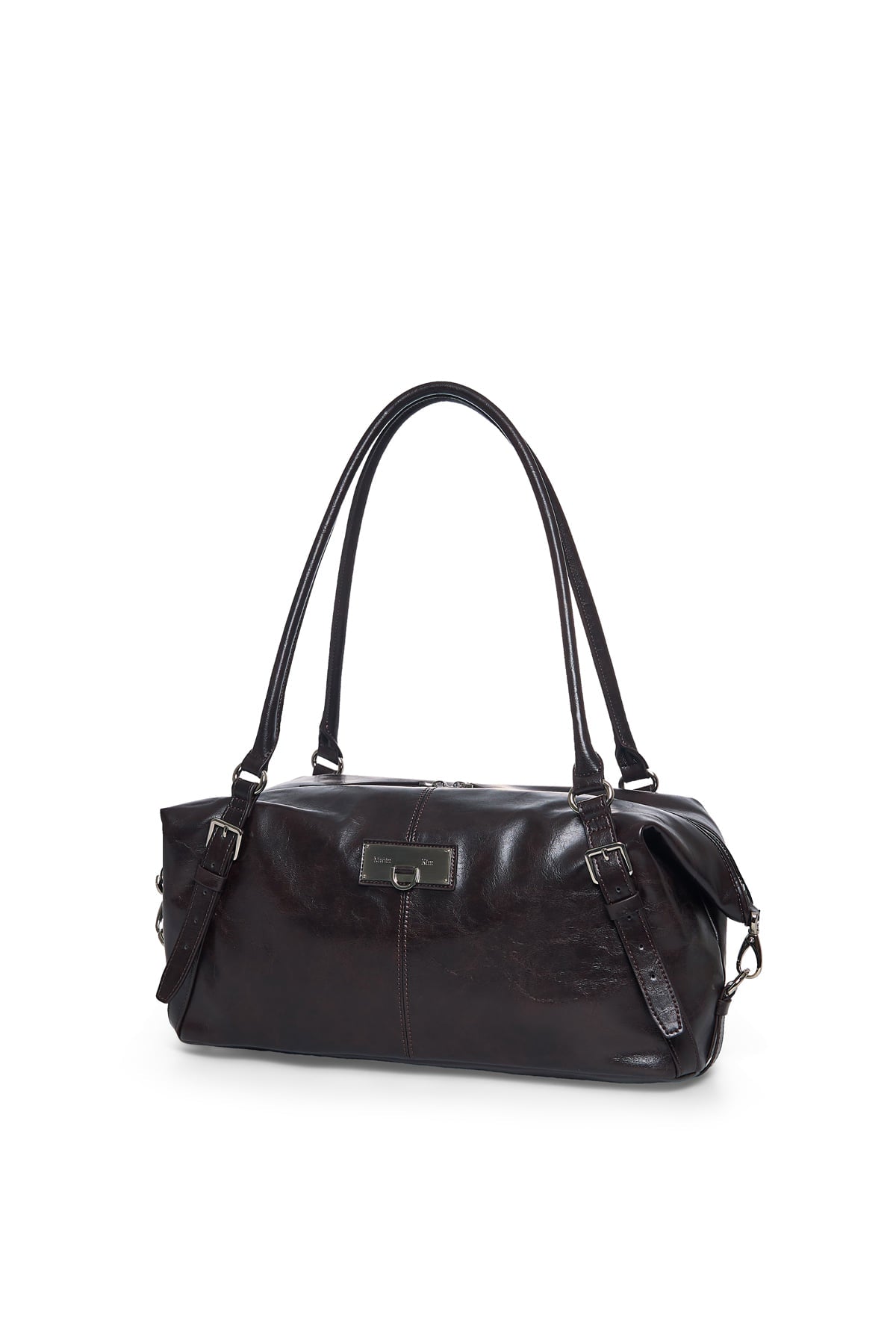 Matin Kim Matin Soft Form Bowling Bag - Dark Brown