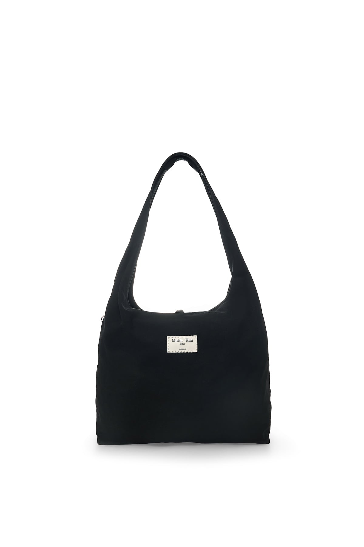 Matin Kim Logo Point Round Ecobag - Black