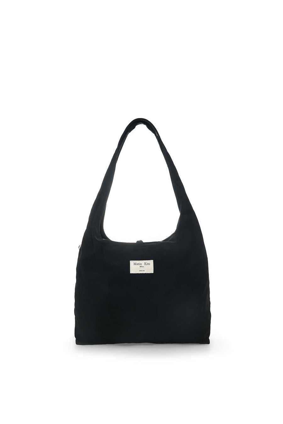 Matin Kim Logo Point Round Ecobag - Black