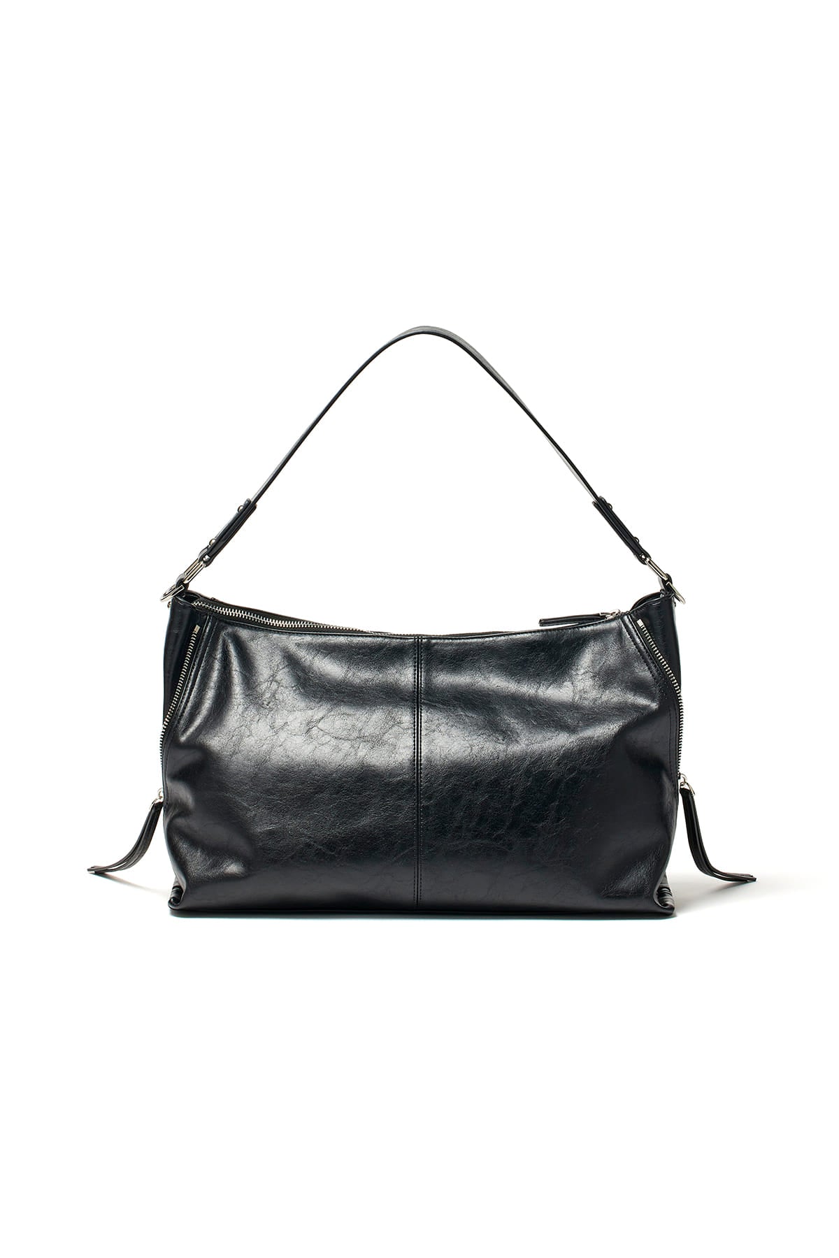 Matin Kim Side Zipper Shoulder Bag - Black