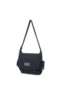 Matin Kim Vintage Washed Cotton Messenger Bag - Navy