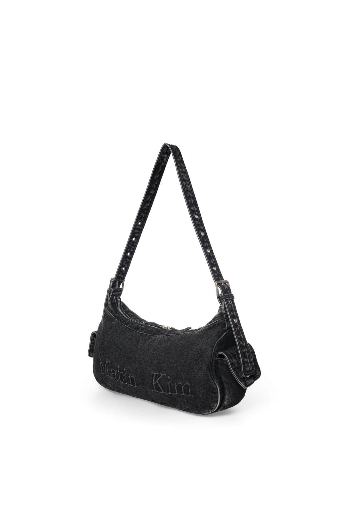 Matin Kim Matin Dust Denim Side Pocket Bag - Black