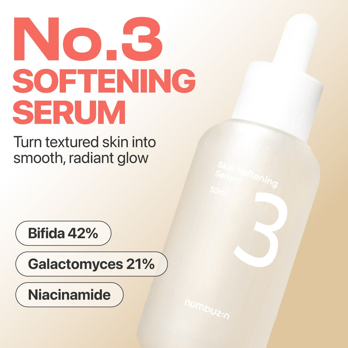 Numbuzin No.3 Skin Softening Serum image 3