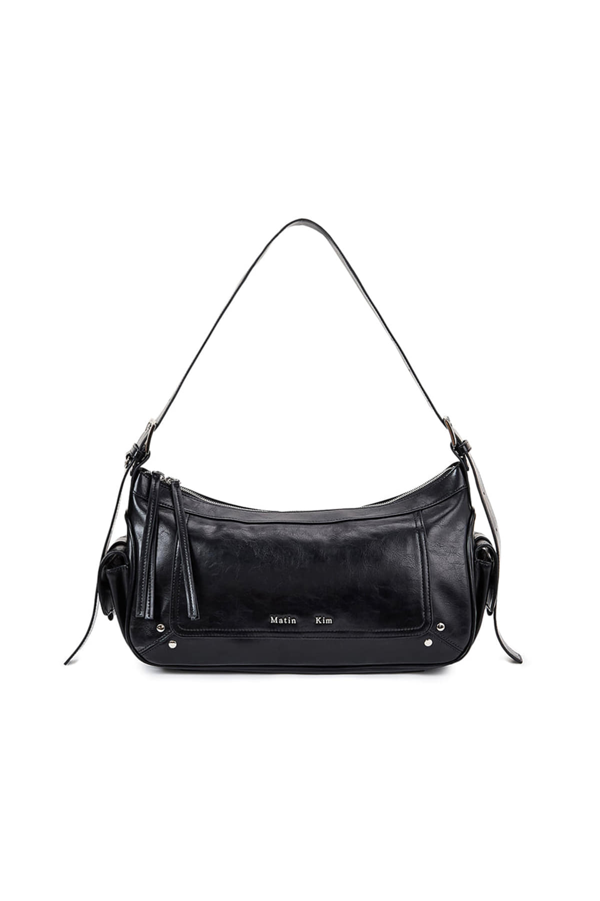 Matin Kim Rivet Point Quad Shoulder Bag - Black
