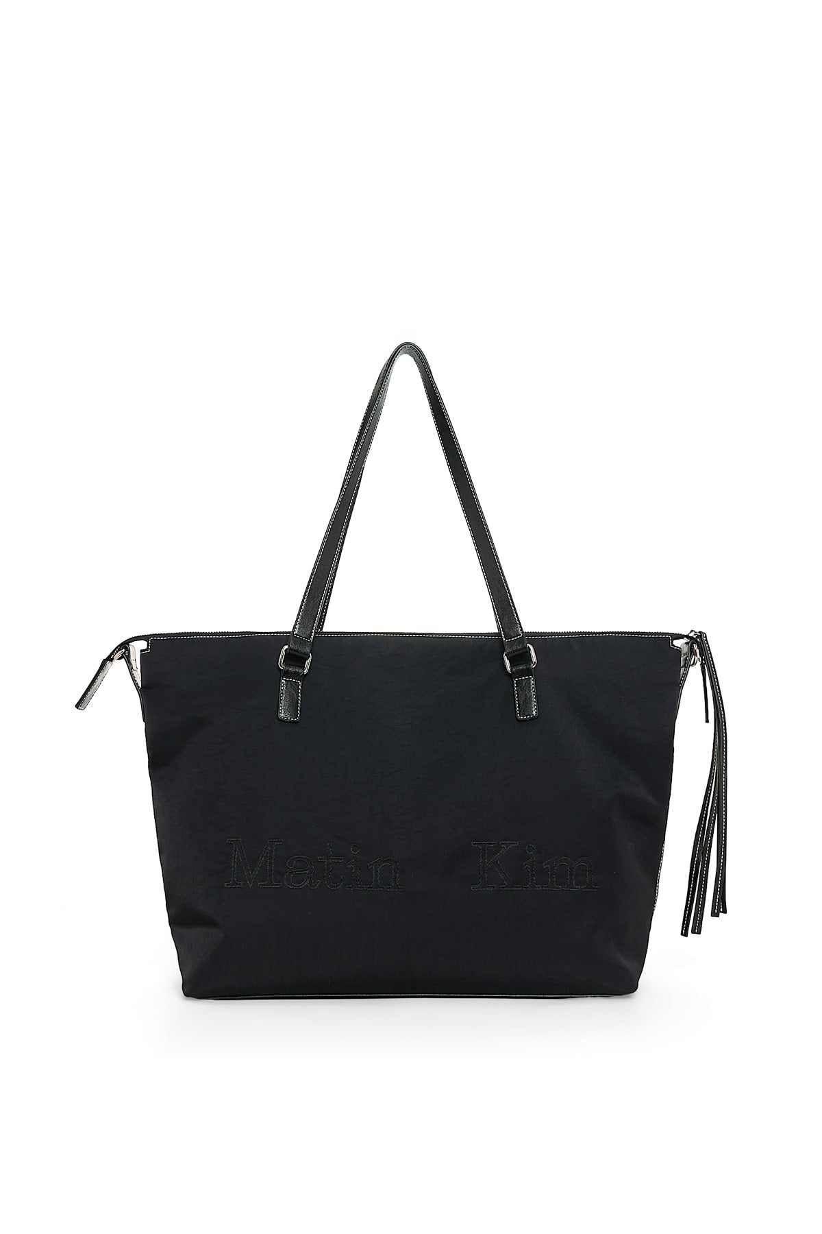 Matin Kim Matin Logo Stitch Two Way Big Bag - Black