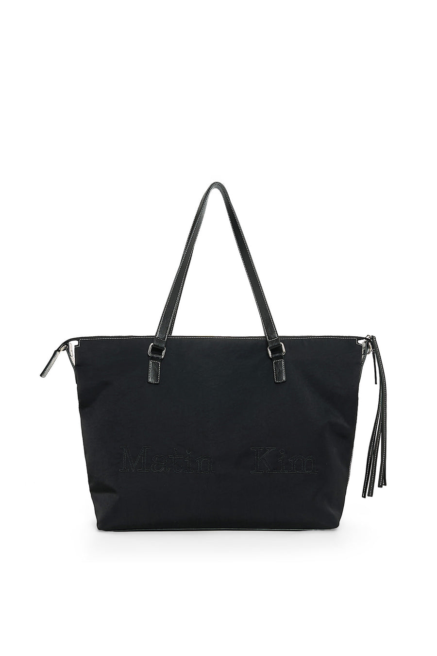Matin Kim Matin Logo Stitch Two Way Big Bag - Black