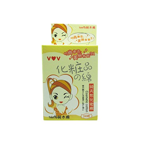 Daiso Korea Hyaluronic Acid 1/2 Facial Cotton Pad 100pcs — imej 2