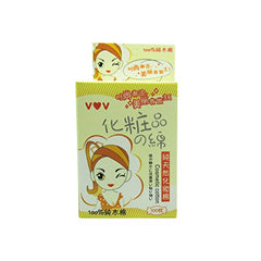 Daiso Korea Hyaluronic Acid 1/2 Facial Cotton Pad 100pcs — imej 2