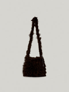 FOLNUA Fluffy Bag - Marron