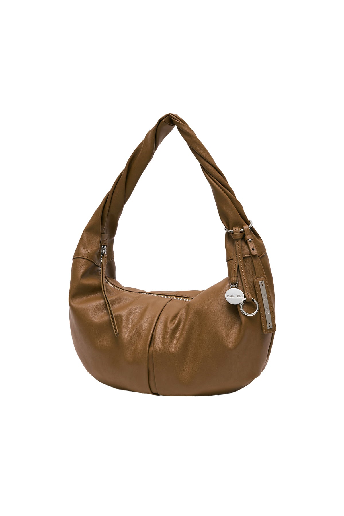 Matin Kim Twist Handle Small Hobo Bag - Brown