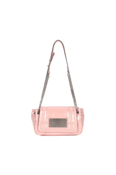 Matin Kim Glossy Quilting Small Chain Bag - Pink