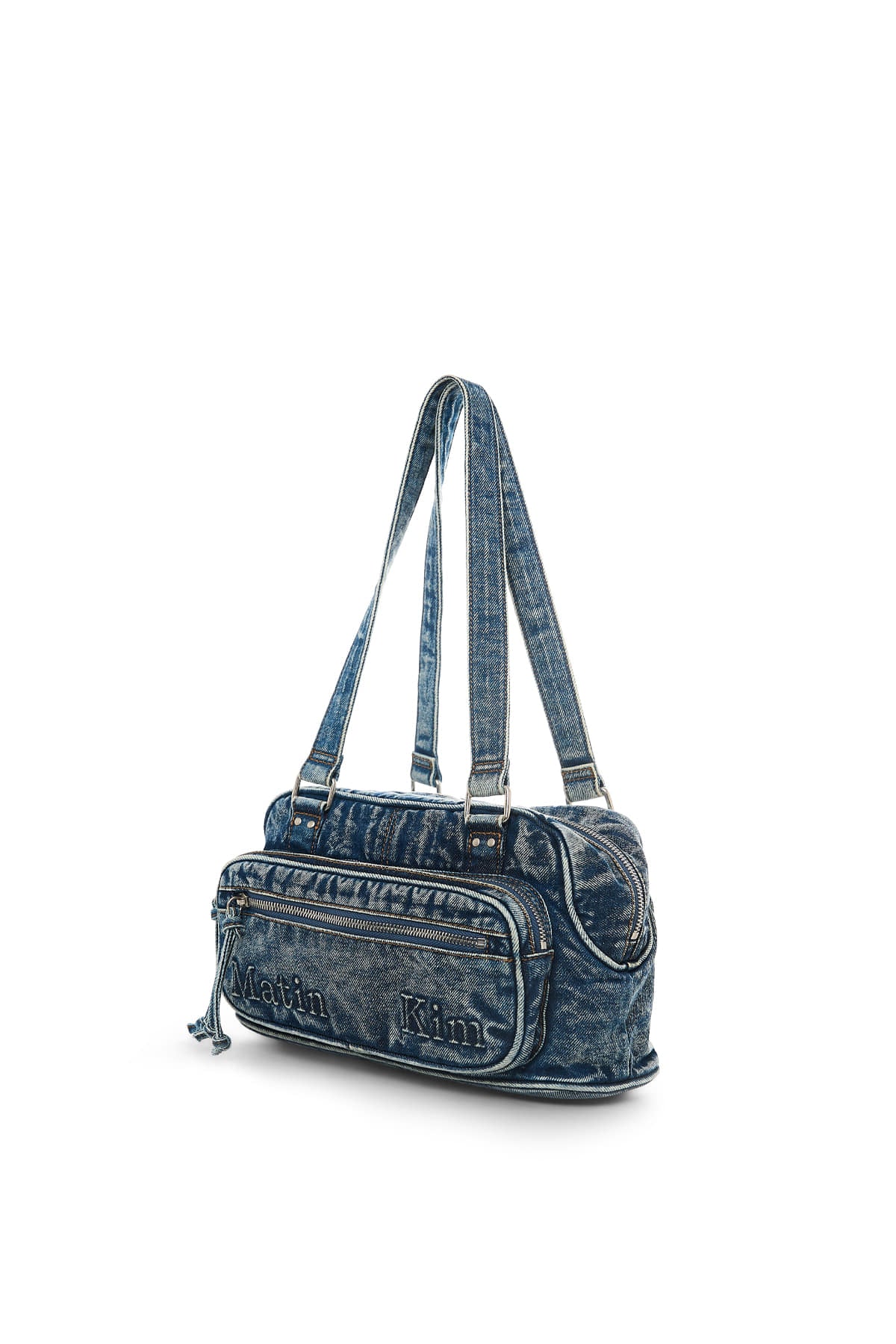 Matin Kim Matin Dust Denim One Pocket Shoulder Bag - Blue