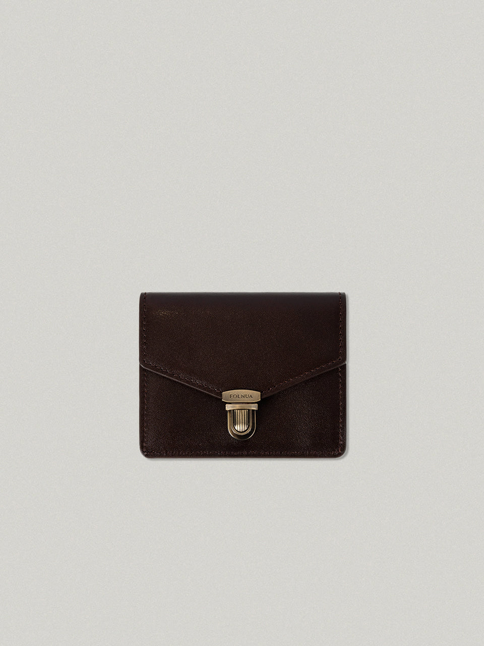 FOLNUA Porte Card Holder - Marron