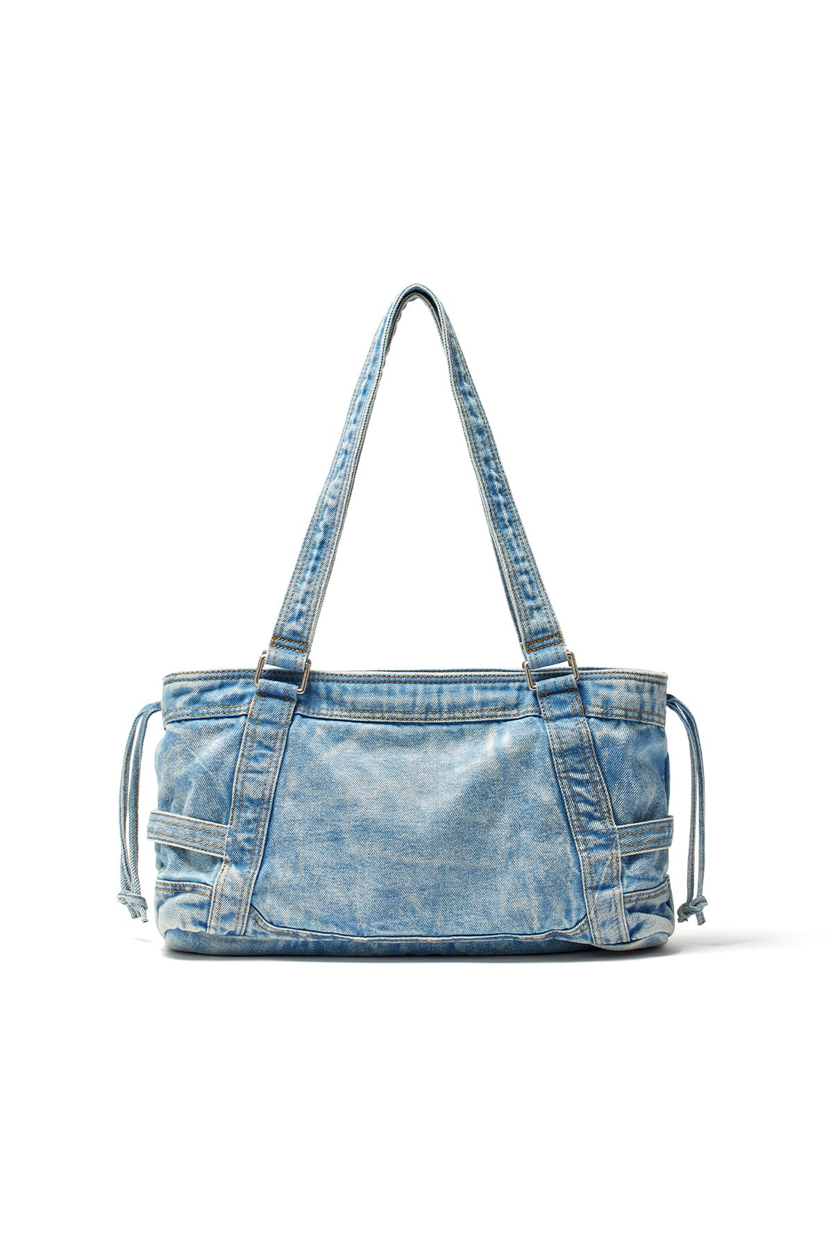 Matin Kim Matin Washed Denim Square Bag - Light Blue