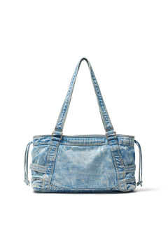 Matin Kim Matin Washed Denim Square Bag - Light Blue