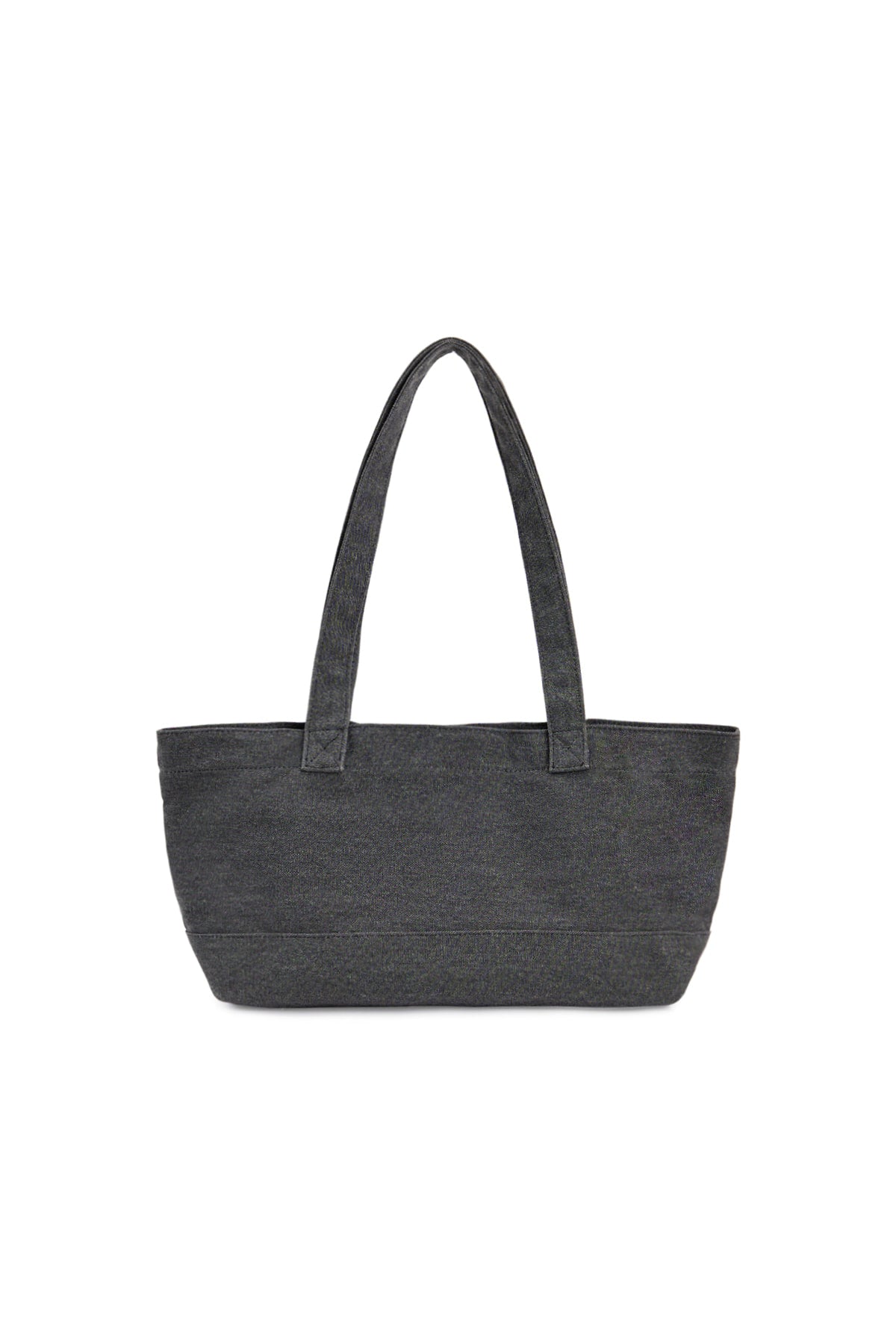 Matin Kim Matin Logo Canvas Wide Shoulder Bag - Charcoal