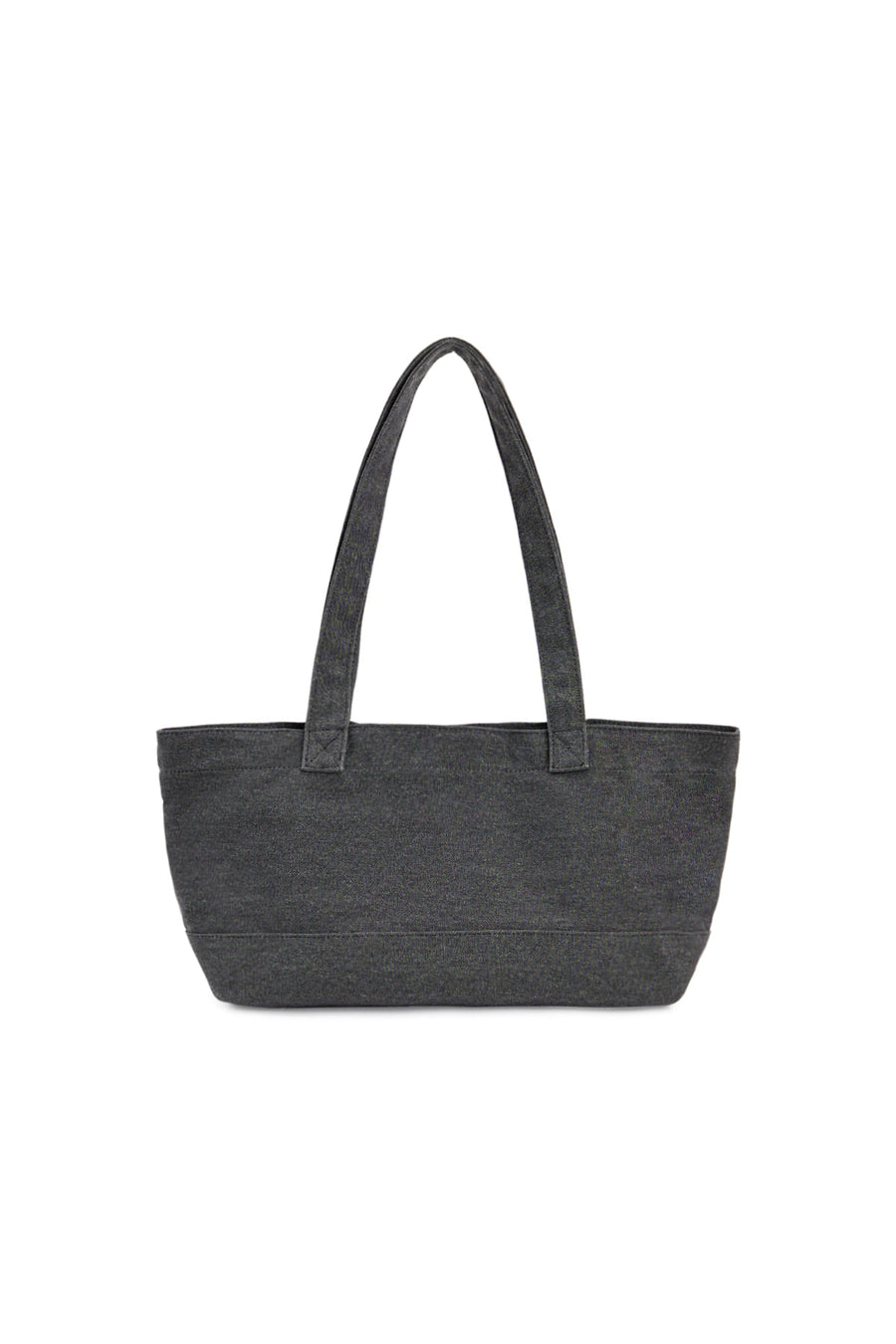 Matin Kim Matin Logo Canvas Wide Shoulder Bag - Charcoal