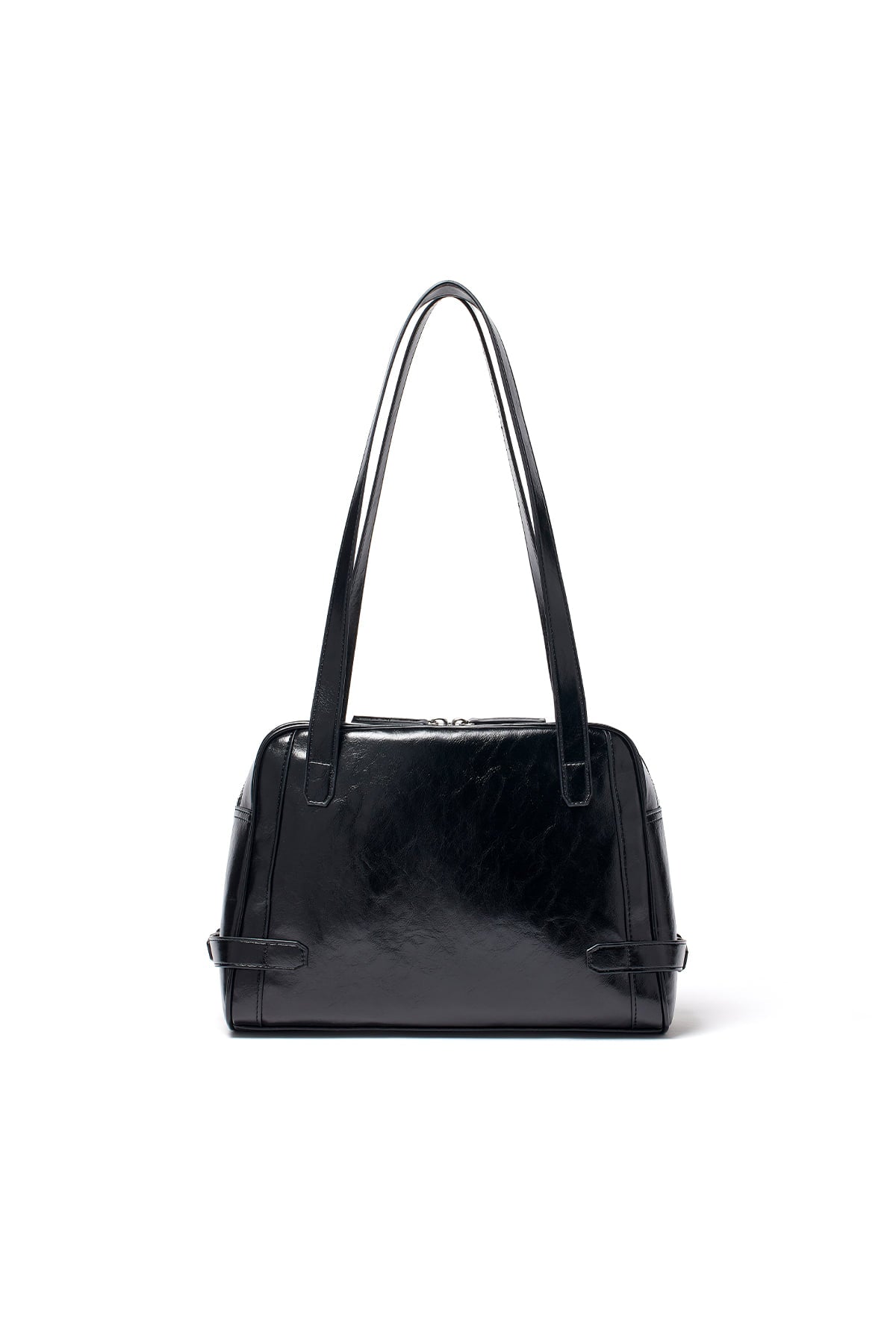 Matin Kim Biker Detail Square Shoulder Bag - Black