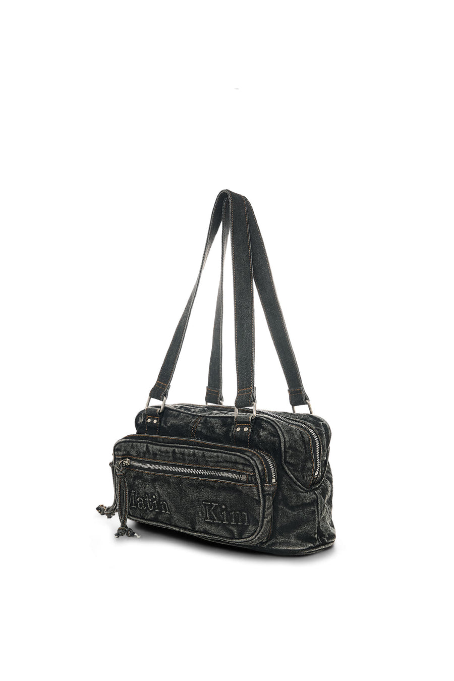 Matin Kim Matin Dust Denim One Pocket Shoulder Bag - Black